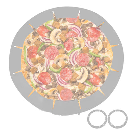 Adjustable Silicone Pie Crust Shields, Baking Protectors Cover Ring Fits 8-11.4 Inch Pies, Pie Crust Protector Cover Kitchen Tool for Baking Pie Pizza (A-A)