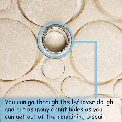 HULISEN 3 inch Biscuit Cutter, Stainless Steel Round Cookies Cutter with Soft Grip Handle, Gift Package