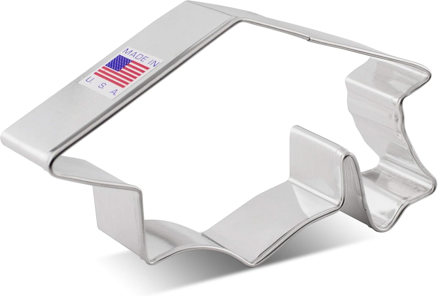 Ann Clark Cookie Cutters Graduation Cap 2025 Cookie Cutter, 4.5" Made in USA
