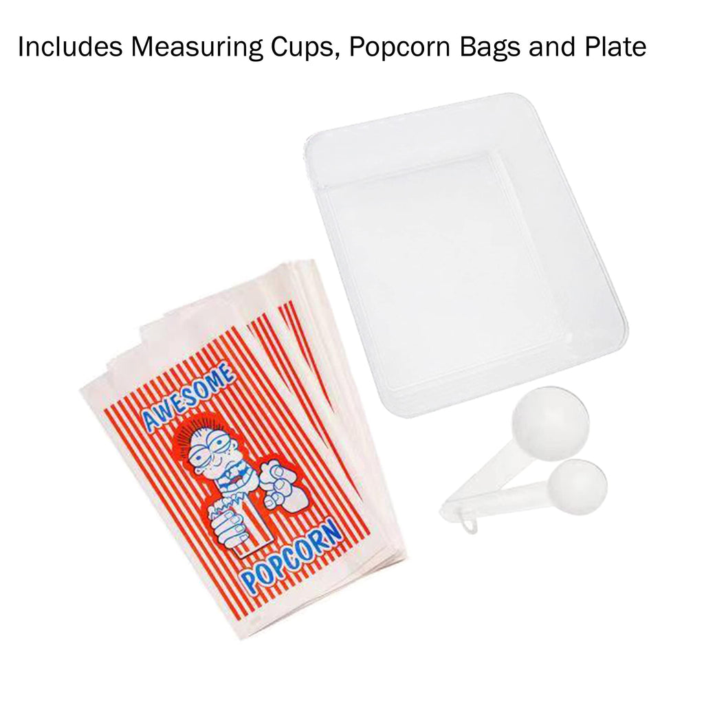 Great Northern Popcorn Company Little Bambino Popcorn Machines, nowoczesny szary, czerwony