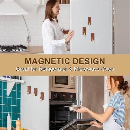 Magnetic Wooden Bread Lame Dough Scoring Tool,Hand Crafted Sourdough Lame Scoring Tool,Bread Scorer Tool for Homemade Bread Baking,Dough Scoring Bread Knife with 5 Razor Blades