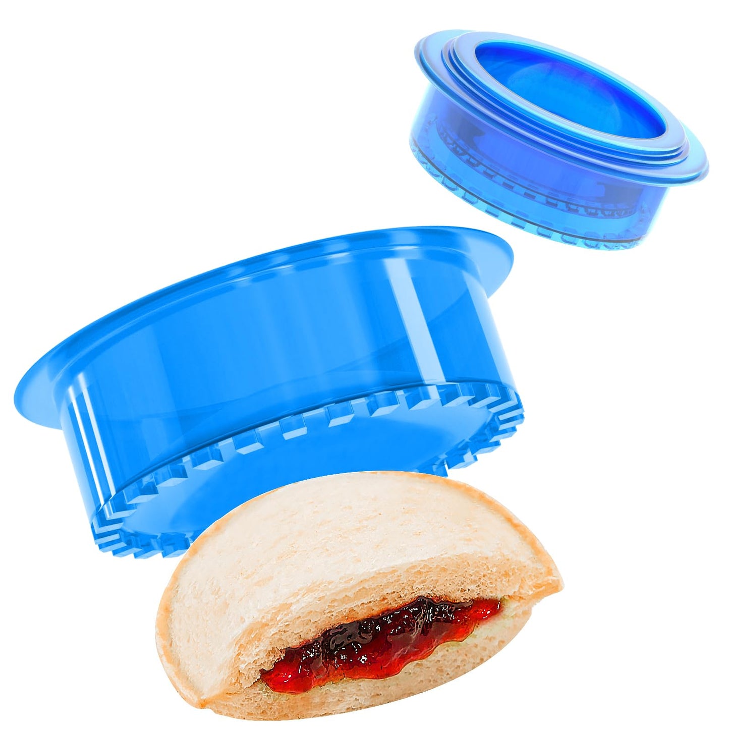 HiYZ Sandwich Cutter and Sealer - 5 PCS Decruster Sandwich Maker - Peanut Butter and Jelly Crustless Sandwich Bread Pancake Maker Cookie Cutter for Kids Children Boys Girls