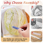 Bread Lame Dough Scoring Tool, 3PCS Retractable Sourdough Scoring Tool, Cutting Bread Scoring Tool, Bread Scoring Knife Razor for Bread Baking, Bread Cooking Supplies Accessories