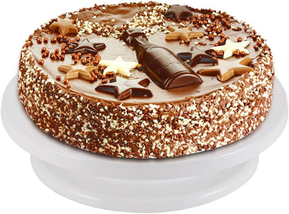 Cake Decorating Turntable,Cake Decorating Supplies with Decorating Comb/Icing Smoother(3pcs),2 Icing Spatula with Sided & Angled …