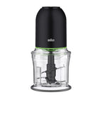 Міні-кухонний комбайн Braun CH3012BK EasyPrep™, 4 склянки, чорний