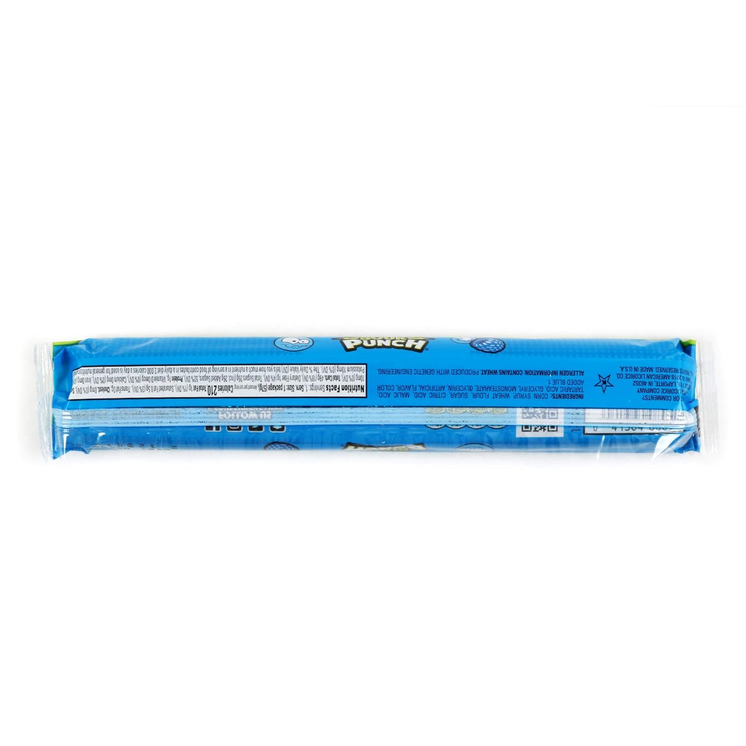 Sour Punch Straws, Sweet & Sour Flavored Soft, Chewy Candy, Tray, Blue Raspberry , 2 Ounce (Pack of 24)