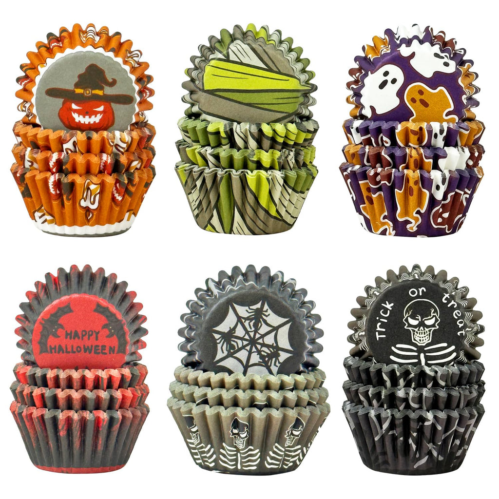 qiqee Cupcake Liners Cupcake Cups 300-Count Food Grade Gradient Design Cupcake Papers Baking Cups Cupcake Wrappers
