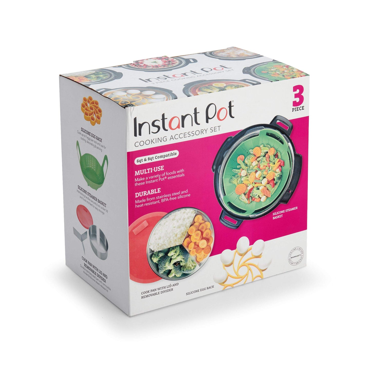 Instant Pot Official Cooking Set, 3-piece, Assorted