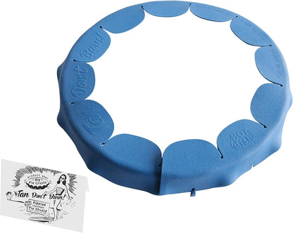 Talisman Designs Adjustable Pie Shield | 8 to 11.5 Inch Rimmed Dishes | Pie Crust Protector | Royal Blue Pie Shield | Set of 1