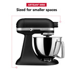 Міксер KitchenAid Artisan Mini об'ємом 3,5 кварти з похилою головкою - KSM3316X - чавунний чорний