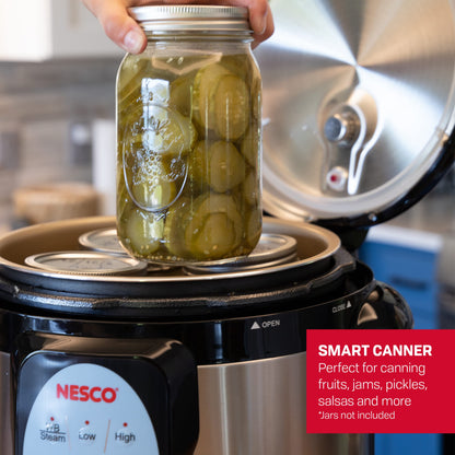 NESCO NPC-9 Smart Electric Pressure Cooker and Canner, 9.5 Quart, Stainless Steel