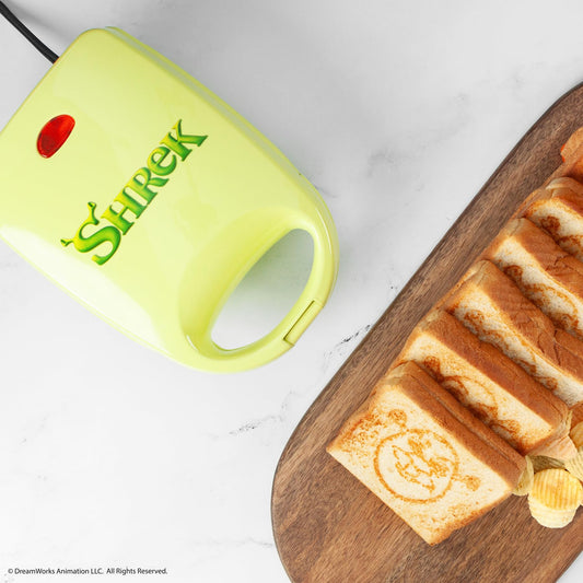 Uncanny Brands Shrek Sandwich Maker - Small Kitchen Appliance