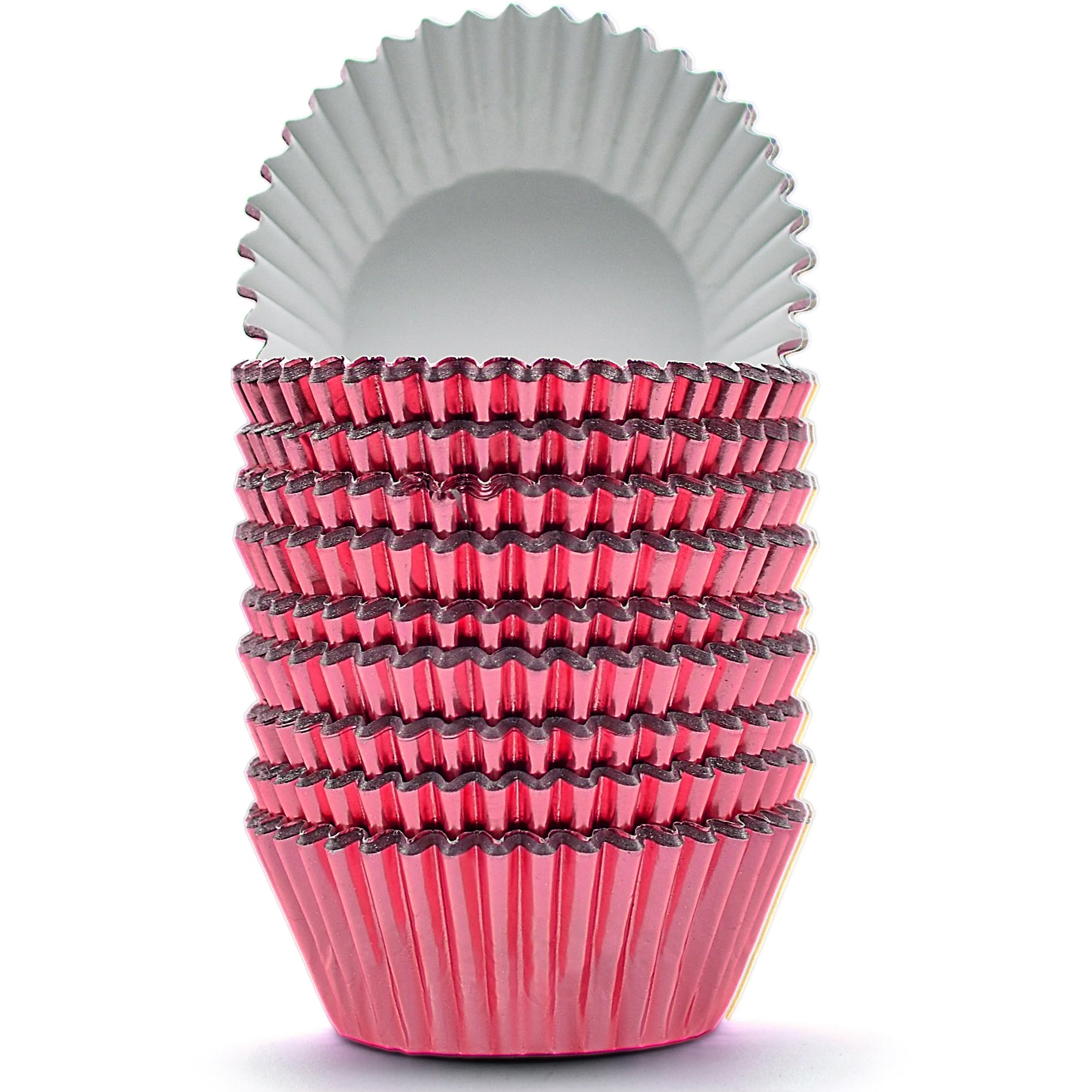 200 Pcs Gold Foil Cupcake Liners Standard Baking Cups Muffin Paper Cases