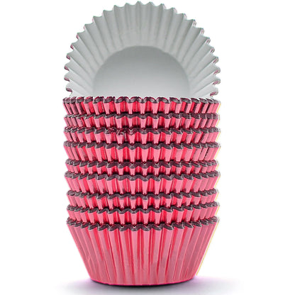 200 Pcs Gold Foil Cupcake Liners Standard Baking Cups Muffin Paper Cases