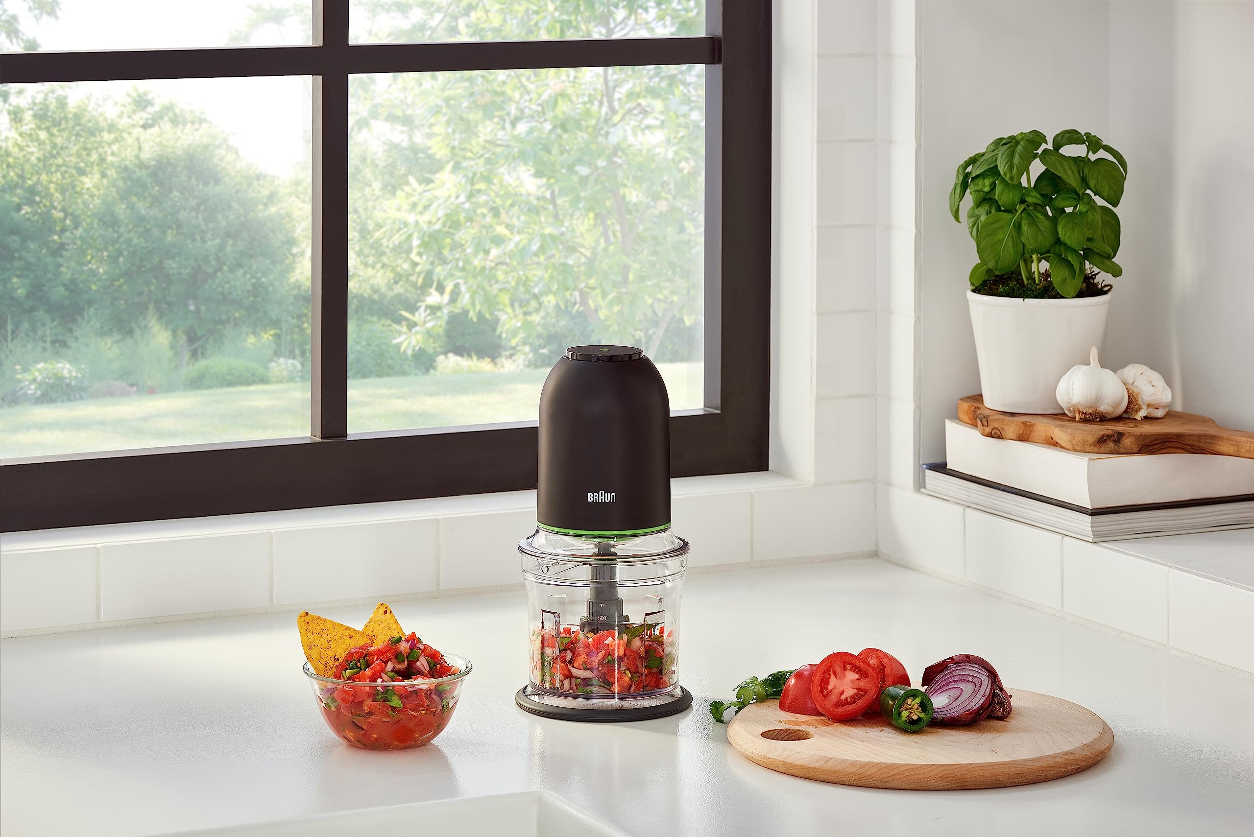 Braun CH3012BK EasyPrep™ Mini Robot Kuchenny, 4 szklanki, Czarny