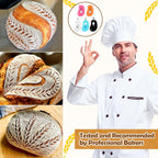 XANGNIER Bread Lame Dough Scoring Tool,5 Pack Sourdough Scoring Tools,Bread Dough Cutter Slashing Razor Tool,Bread Baking & Making Tools Supplies Accessories