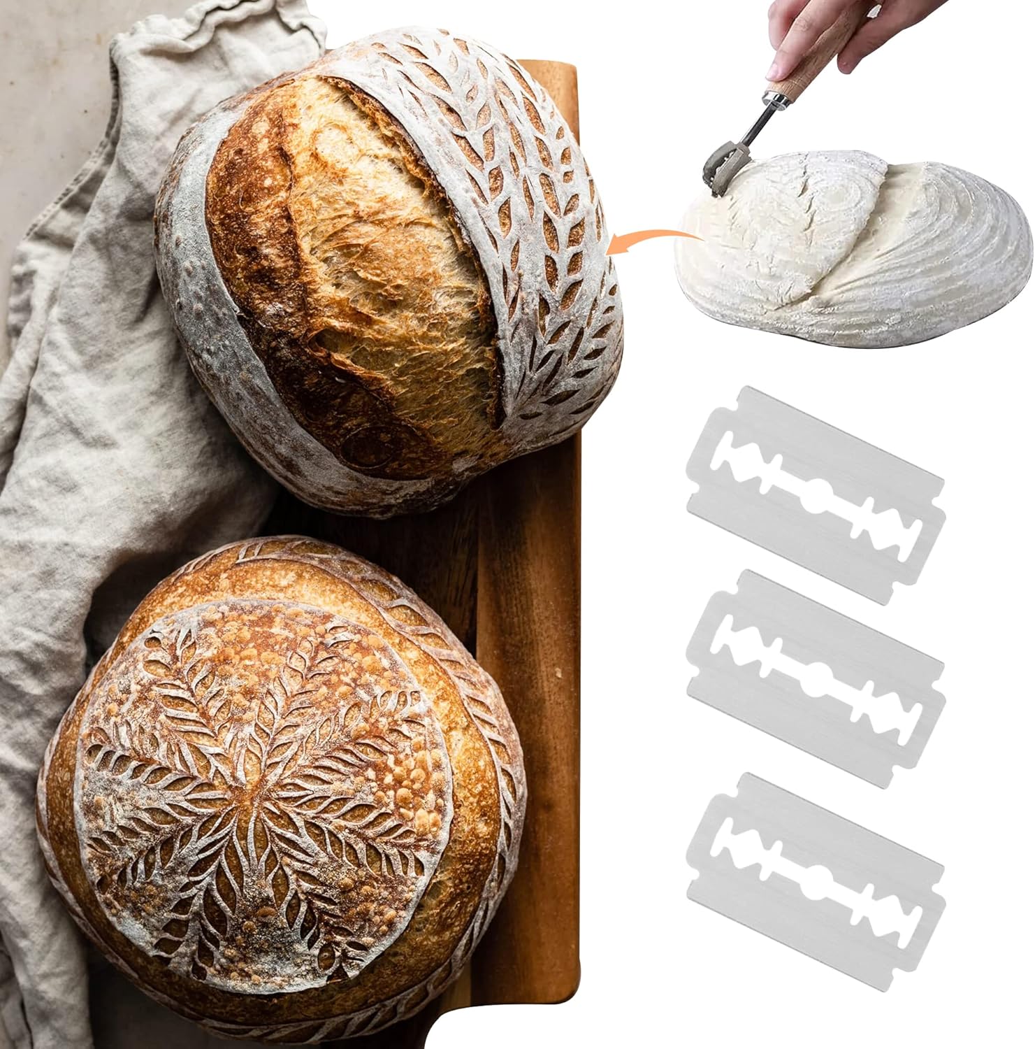 Bread Lame Blades, Bread Lame Blades Refill, Bread Scoring Blade Refill