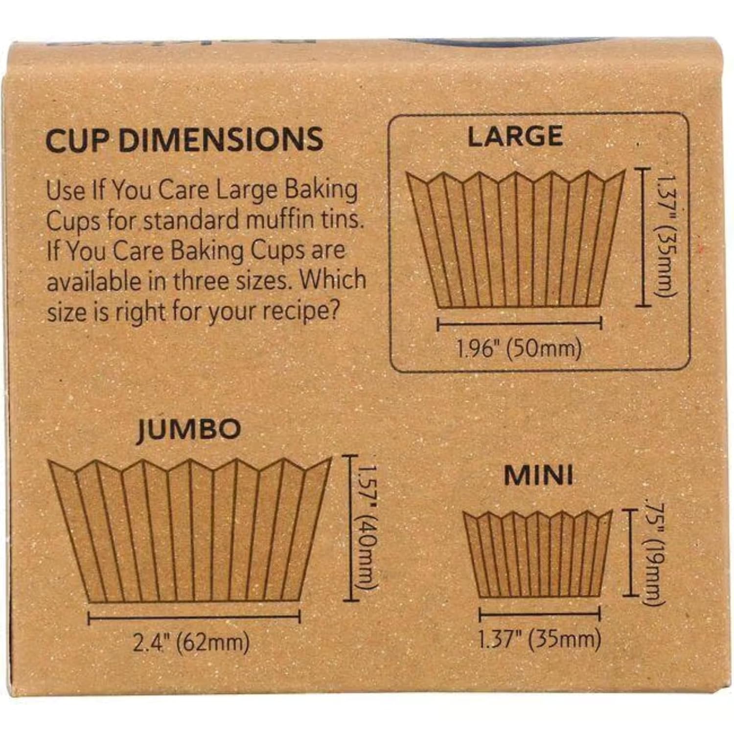 If You Care Unbleached Large Baking Cups, 60 ct, 3 pk