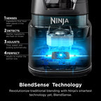 Блендер Ninja TB201 Detect Power Blender Pro, технологія BlendSense, для смузі, коктейлів тощо, пікова потужність 1800 Вт, глечик об'ємом 72 унції, блендер, чорний