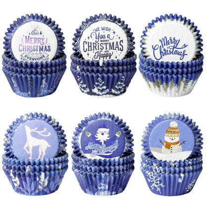 qiqee Cupcake Liners Cupcake Cups 300-Count Food Grade Gradient Design Cupcake Papers Baking Cups Cupcake Wrappers