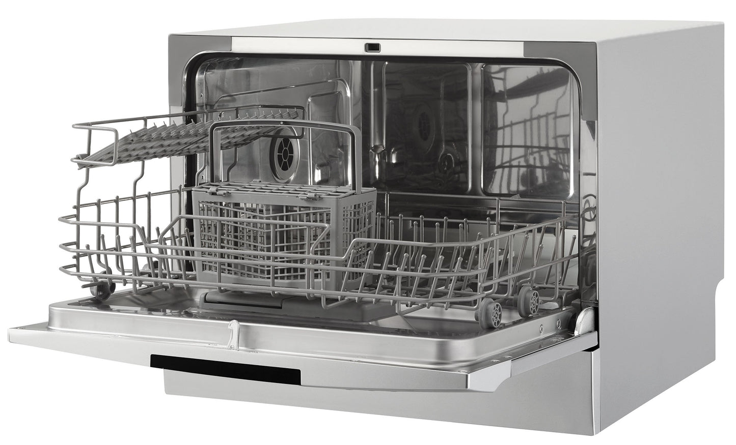 Danby DDW631SDB Countertop Dishwasher with 6 place Settings and Silverware Basket, LED Display, Energy Star