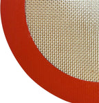 Silicone Baking Mats, Set of 4, Round dia 8 Inch, Non Stick, BPA Free, Baking Sheet Pan Liner for Cake,Pizza,Cookies,Macaron,Bread,Pastry,Toaster (Red, Round-dia 8 inch)