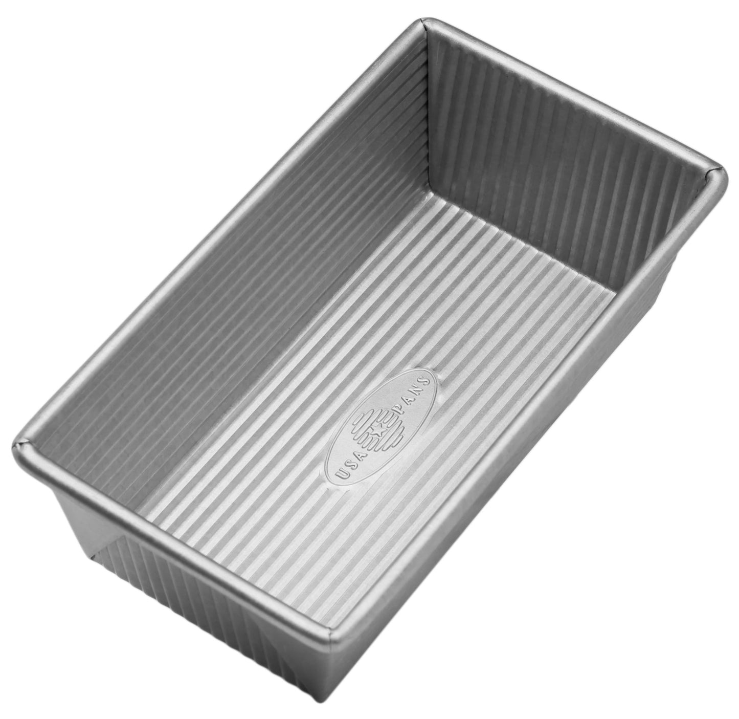USA Pan 1145LF Bakeware Aluminized Steel 1.25 Lb Loaf Pan, Medium, Silver