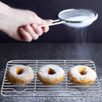 E-far Small Baking Rack Set of 2, Stainless Steel Metal Roasting Cooking Racks, Size – 8.6"x6.2", Non Toxic & Rust Free, Fit for Small Toaster Oven, Dishwasher Safe