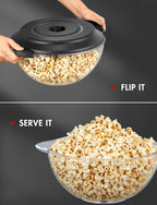 Maszyna do popcornu, 6-kwartowa maszyna do popcornu, nieprzywierająca płyta, elektryczne mieszanie z technologią szybkiego nagrzewania, uchwyty Cool Touch (czarne)