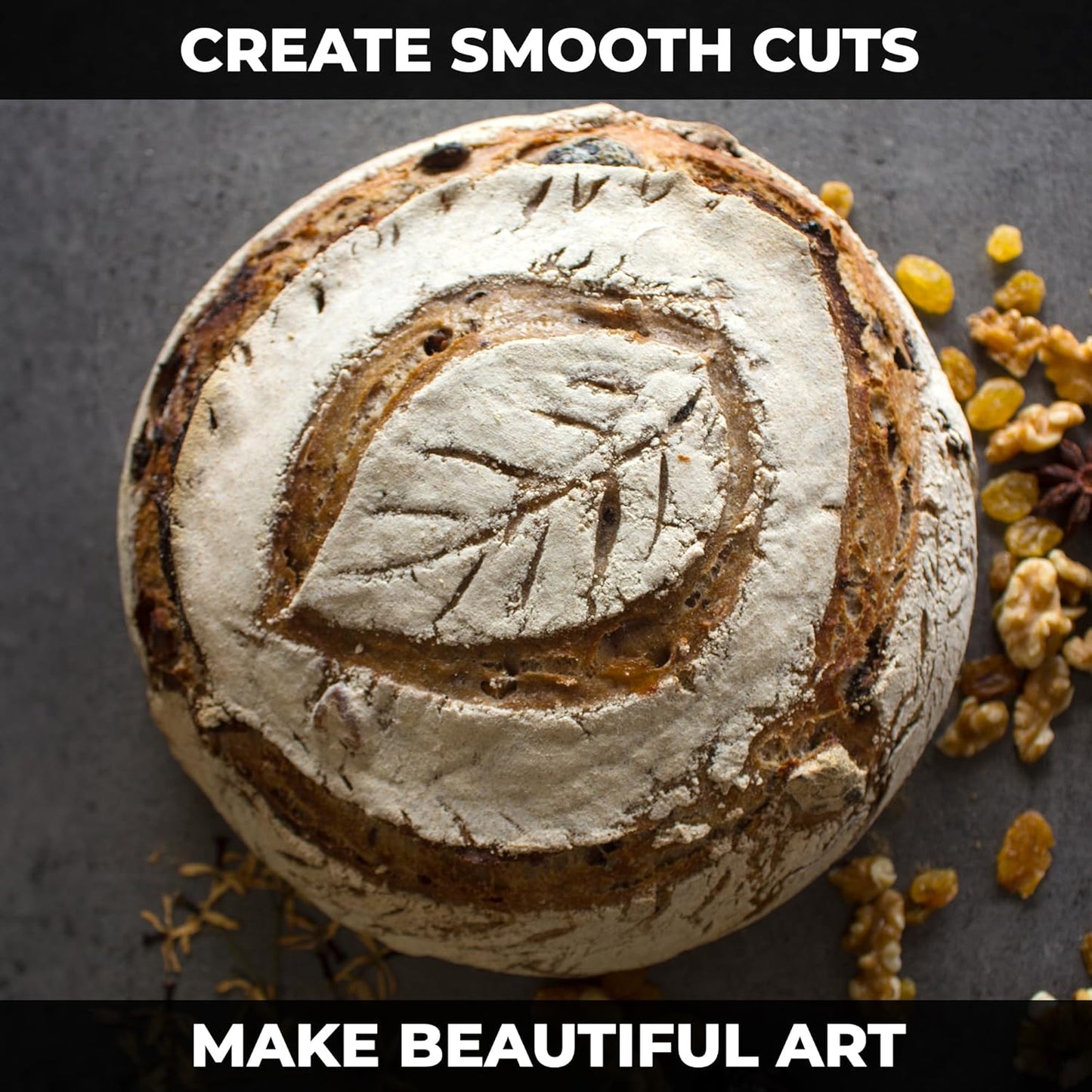 Orblue Bread Lame, Bread Scoring Knife, Bread Lame Dough Scoring Tool for Artisan Sourdough, Lame Bread Tool, Essential Baking Supplies with 12 Blades Included