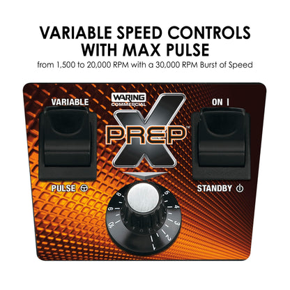 Waring Commercial MX1200XTX 3.5 HP Blender with Variable Speed Dial Controls and a 64 oz. BPA Free Copolyester Container, 120V, 5-15 Phase Plug