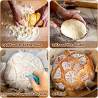 XANGNIER Bread Lame Dough Scoring Tool,5 Pack Sourdough Scoring Tools,Bread Dough Cutter Slashing Razor Tool,Bread Baking & Making Tools Supplies Accessories