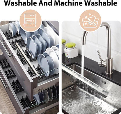 Adjustable Rolling Pin with Thickness Rings for Baking -Non Stick Stainless Steel Dough Roller Pin with Bands for Cookie,Wood,Wooden and Bread (Grey, 15.8 '')