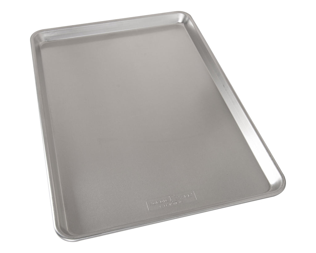 Nordic Ware Naturals Extra Large, 21 x 15 inch Baking Set - USA Made Aluminum Commercial Quality Pan for Baking or Roasting, Encapsulated Galvanized Steel Rim Prevents Warping, 2pk Big Sheet