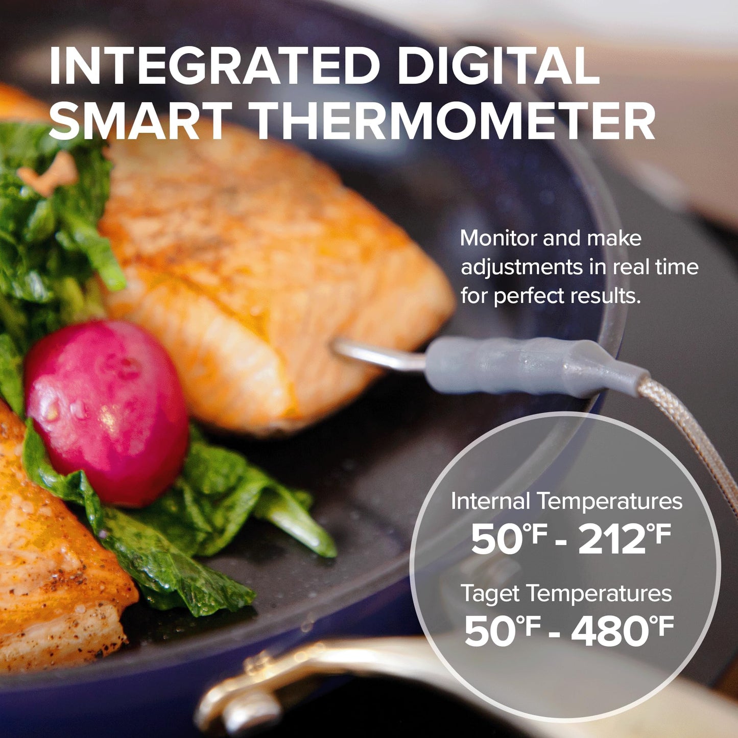 Nuwave Induction Cooktop, Improved Hot Plate with Digital Probe , 106 Temps 100°F-575°F, 3 Watt Settings, Portable Induction Burners for Cooking