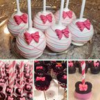 YunKo W0770 8 Mini Bows Silicone Fondant Molds Chocolate Sugar Candy Cake Pop Bow Craft Molds DIY Cake Decorating