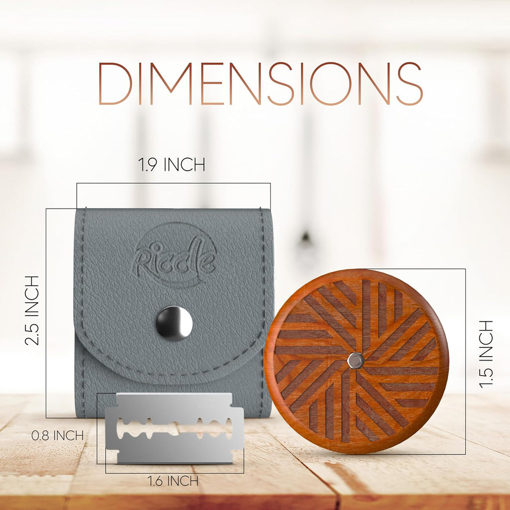Scoring Razor RICCLE UFO Wooden Bread Lame Slashing Tool, Dough Scoring Knife with 1 ...