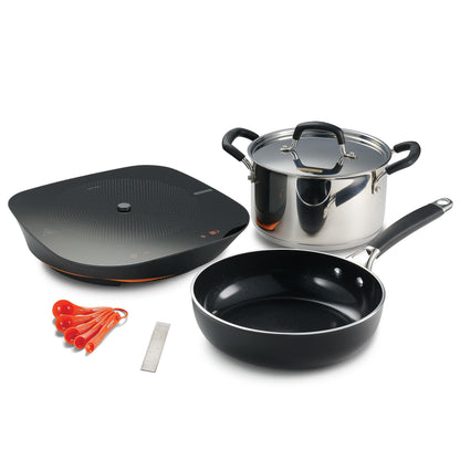 Tramontina Guru Smart Induction Cooktop Starter Set, 81502/000DS