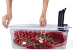 Великий контейнер Väeske Sous Vide з кришкою та ізоляційним чохлом | Аксесуари для Sous Vide | Сумісний з плитами Anova, Anova Nano, Joule, Instant Pot, Sous Vide (26 кварт)