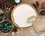 Mrs. Anderson’s Baking Double Dough Roller, Includes 4.125 and 2.375-Inch Wide Cylinders, Rubberwood