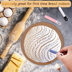 Bread Lame Dough Scoring Tool, 3PCS Retractable Sourdough Scoring Tool, Cutting Bread Scoring Tool, Bread Scoring Knife Razor for Bread Baking, Bread Cooking Supplies Accessories