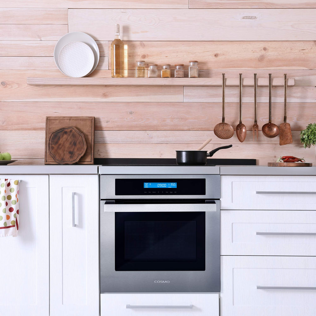 COSMO COS-C106SIX-PT 24 in. Single Wall Electric Convection Oven