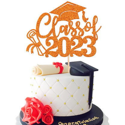 24 PCS 2025 Graduation Cupcake Toppers Glitter Diploma Congrats Grad Cap Cupcake Picks Class of 2025 Cake Decorations for 2025 Graduation Theme Party Supplies Pink