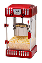 Elite Gourmet EPM-250 Maxi-Matic 2.5 унції класичний Carnival, настільний чайник для попкорну, ретро-стиль, гарячий попкорн з маслом, червоний
