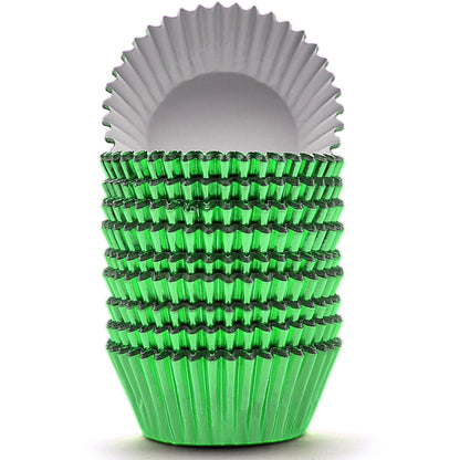 200 Pcs Gold Foil Cupcake Liners Standard Baking Cups Muffin Paper Cases