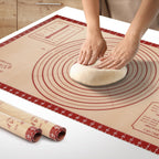 Zulay Kitchen 16.5"x11.6" 2-Pack Silicone Baking Mat - Reusable Nonstick Baking Sheet - Dark Gray