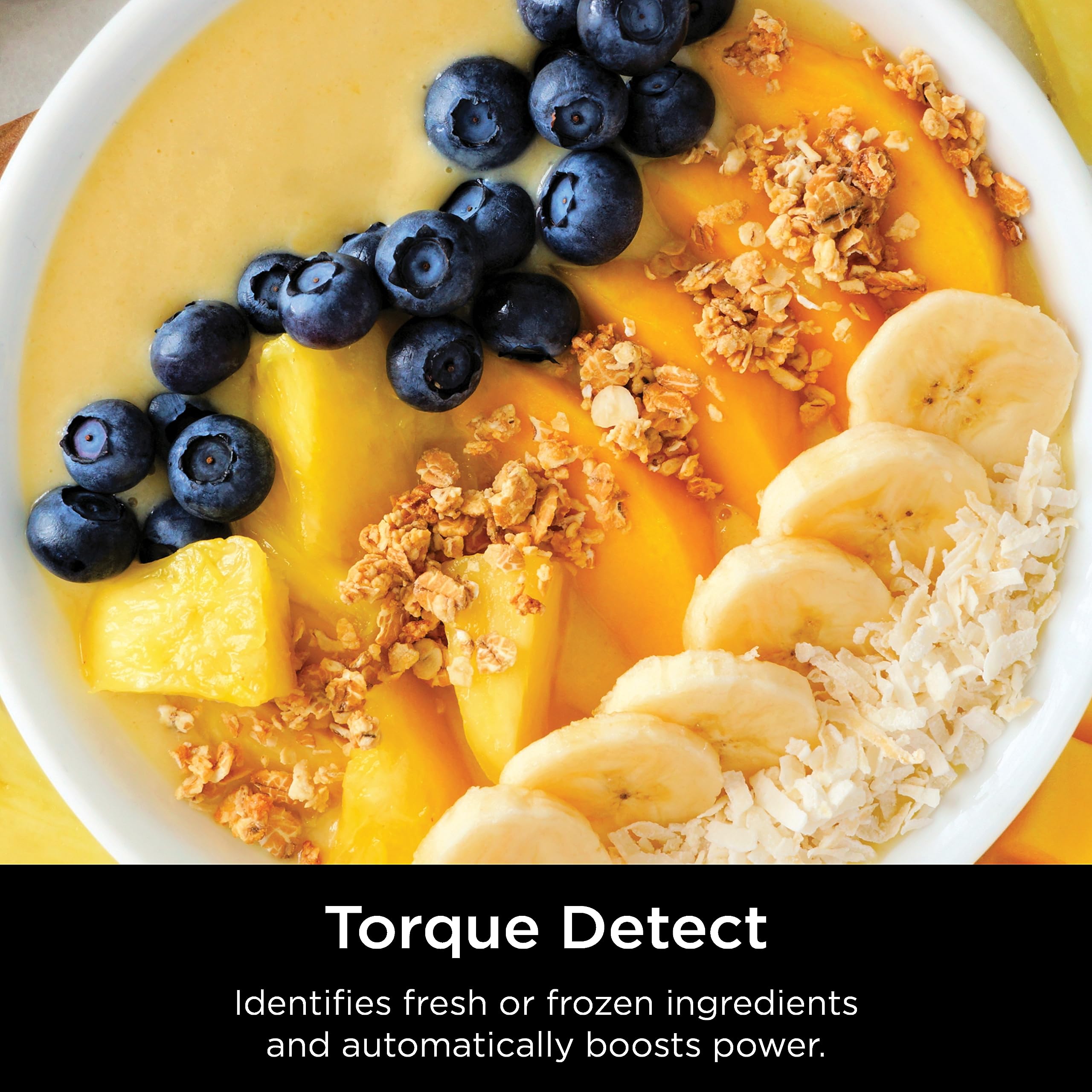 Блендер Ninja TB201 Detect Power Blender Pro, технологія BlendSense, для смузі, коктейлів тощо, пікова потужність 1800 Вт, глечик об'ємом 72 унції, блендер, чорний