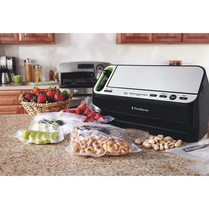 FoodSaver V4400 2-in-1 Vacuum Sealer Machine with Automatic Vacuum Sealer Bag Detection and Starter Kit