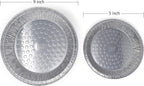Fig & Leaf (60 Pack) Premium 9-Inch Pie Pans l Disposable Aluminum Foil l Heavy-Duty l Tin Plates for Tart Quiche Pies