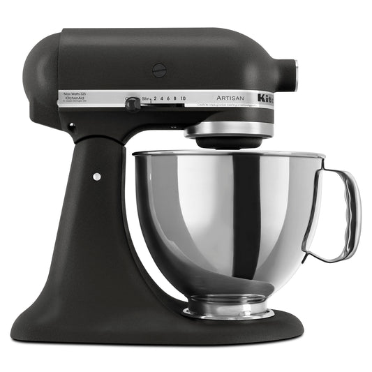 KitchenAid KSM150PSBK Artisan 5 Quart Stand Mixer, Cast Iron